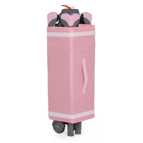 Moni Sleepy Lux 2 szintes utazóágy - Pink