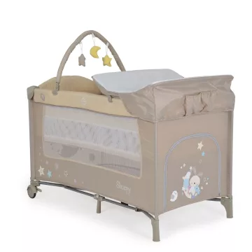 Moni Sleepy Lux 2 szintes utazóágy - Bézs