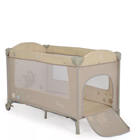 Moni Sleepy Lux 2 szintes utazóágy - Bézs