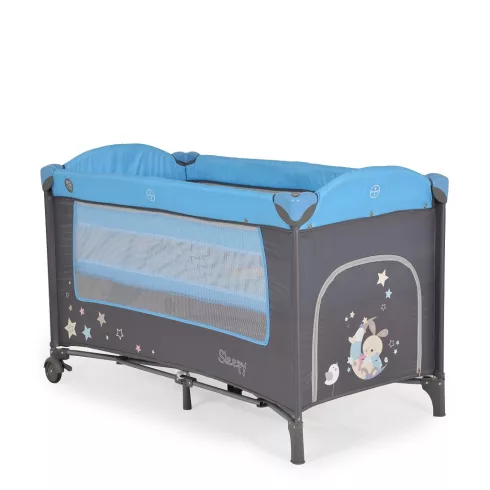 Moni Sleepy Lux 2 szintes utazóágy - Kék