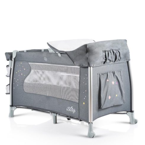 Cangaroo iSleep Multifunkciós Utazóágy - szürke 