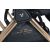 Cangaroo Easy Fold Sportbabakocsi 22 kg-ig - Black/Gold Limited Edition