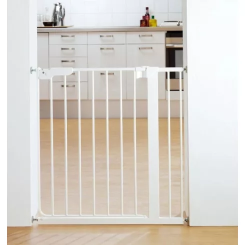 BabyDan Danamic Biztonsági Ajtórács, fúrás nélküli – 74–80 cm - Fehér