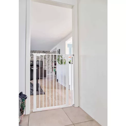 BabyDan Premier PET GATE Magas Ajtórács – 73–80 cm - Fehér