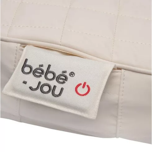 Bébé-Jou Fűthető Steppelt Pelenkázólap -  Quilted Squares - Bézs