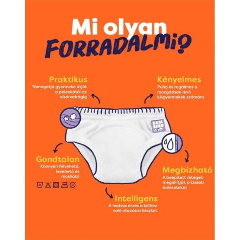 BambinoMio Leszoktató Mosható Pelenka 18-24 hónap - Farmer Friends