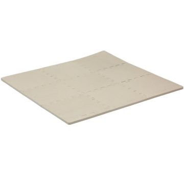   Rialto Baby Puzzle habszivacs játszószőnyeg szegéllyel 92x92 cm - Light Beige