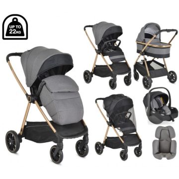 Cangaroo Hydra 3in1 Babakocsi Szett - Szürke