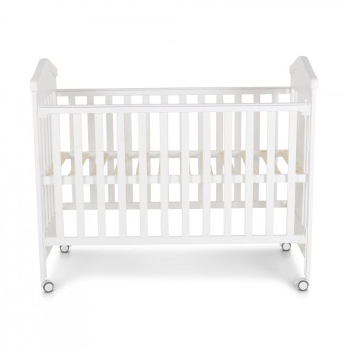 Cangaroo Wing Leengedhető Oldalú Kiságy 60x120 cm - Fehér