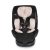 Cangaroo Castor I-Size Isofix Autósülés 40-150 cm - Fekete/Rózsaszín