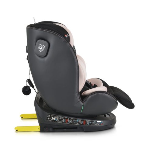 Cangaroo Castor I-Size Isofix Autósülés 40-150 cm - Fekete/Rózsaszín