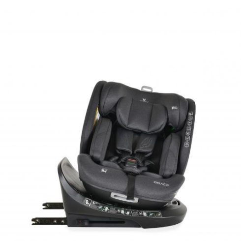 Cangaroo Draco I-Size Isofix Autósülés 40-150 cm  - Fekete