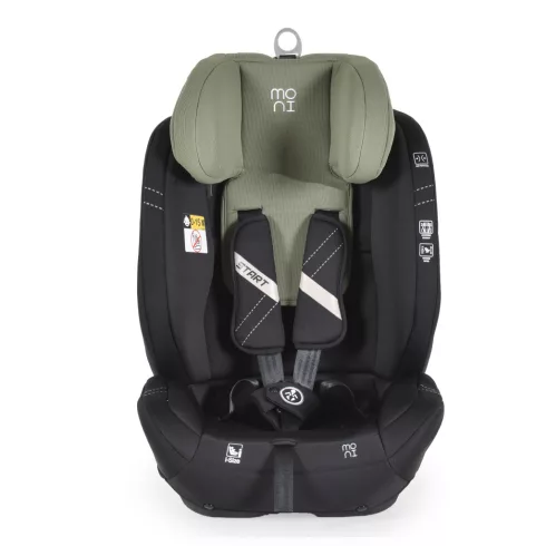 Moni Start I-Size gyerekülés 76-150 cm ajándék takaróval - Zöld