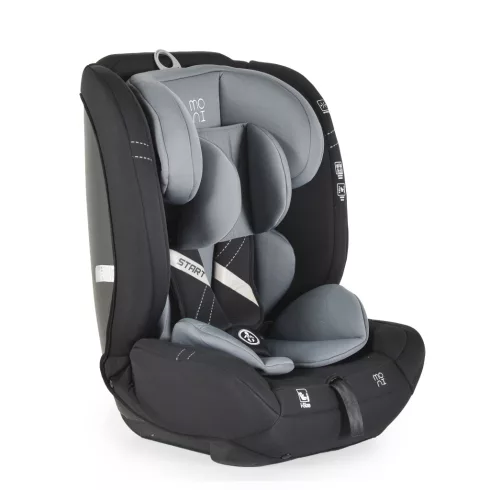 Moni Start I-Size gyerekülés 76-150 cm ajándék takaróval - Szürke