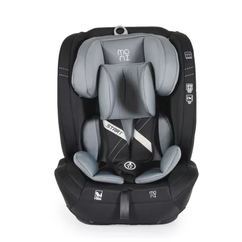 Moni Start I-Size gyerekülés 76-150 cm ajándék takaróval - Szürke