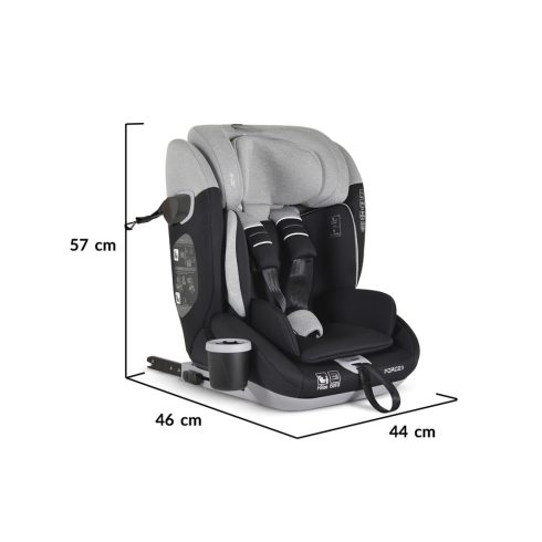 Cangaroo FORCE autós ülés I-SIZE, 76-150cm, ISOFIX, pohártartóval, SPS - Szürke