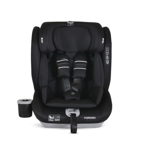 Cangaroo FORCE autós ülés I-SIZE, 76-150cm, ISOFIX, pohártartóval, SPS - Fekete