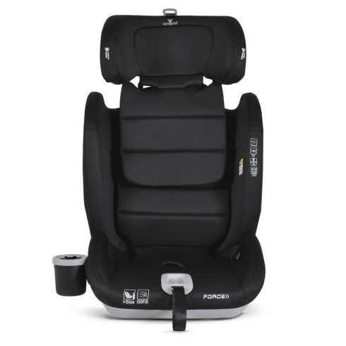 Cangaroo FORCE autós ülés I-SIZE, 76-150cm, ISOFIX, pohártartóval, SPS - Fekete