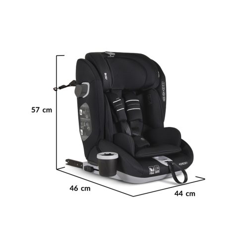 Cangaroo FORCE autós ülés I-SIZE, 76-150cm, ISOFIX, pohártartóval, SPS - Fekete