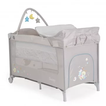 Moni Sleepy Lux 2 szintes utazóágy - Szürke