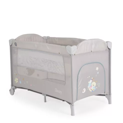 Moni Sleepy Lux 2 szintes utazóágy - Szürke