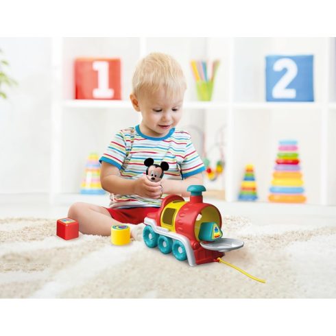 Clementoni Mickey és barátai vonat formabedobáló