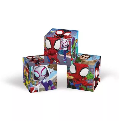 Clementoni Marvel Póki és Barátai kockakirakó 6db