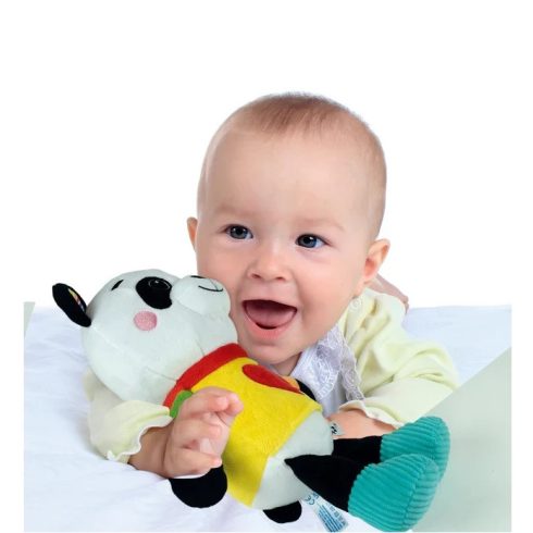 Clementoni Love Me Panda zenélő plüss játék