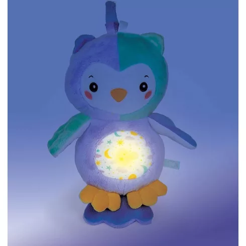 Clementoni Baby Zenélő plüss bagoly éjjeli fénnyel