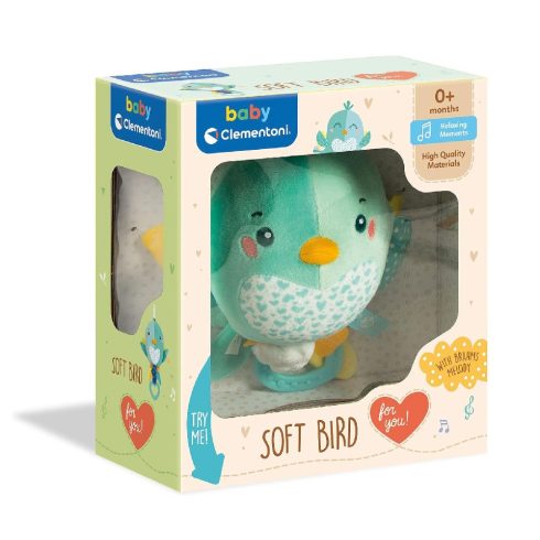 Clementoni Baby Zenélő Plüss Madráka