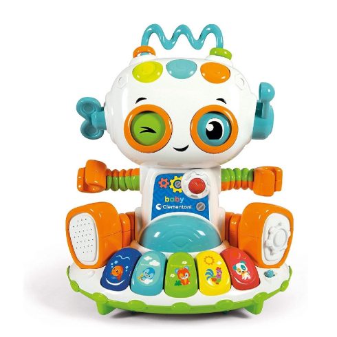 Clementoni Interaktív Baby Robot Fénnyel Hanggal 