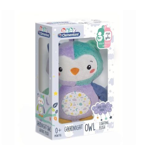 Clementoni Baby Bagoly Plüss Fénnyel