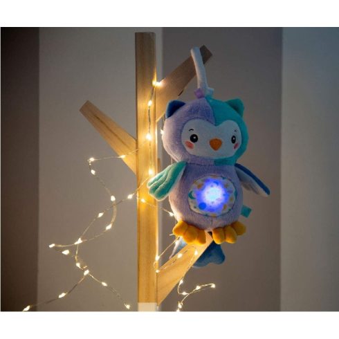 Clementoni Baby Bagoly Plüss Fénnyel