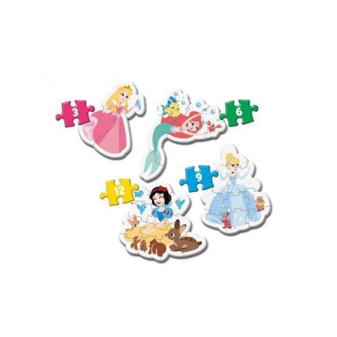 Clementoni Disney Princess 4in1 Puzzle Szett