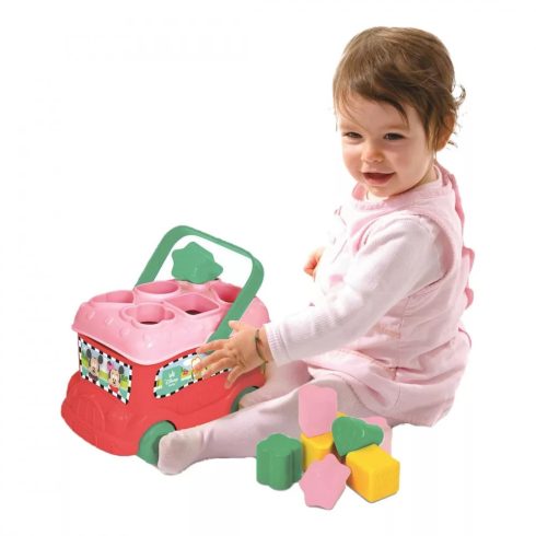 Clementoni Minnie egér formaválogató busz 14933