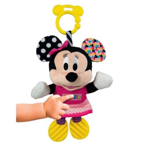 Clementoni Minnie egér plüss játék - Piros pöttyös ruhában