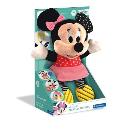 Clementoni Minnie egér plüss játék - Piros pöttyös ruhában