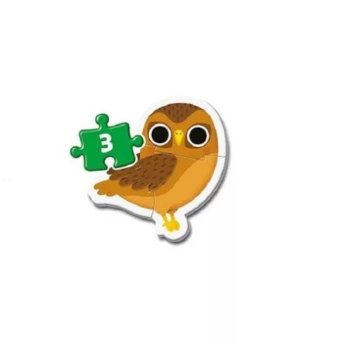 Clementoni Erdei állatok 4az1-ben forma puzzle