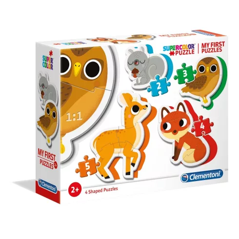 Clementoni Erdei állatok 4az1-ben forma puzzle