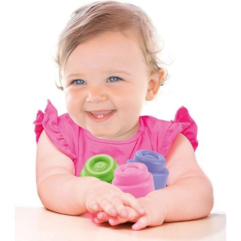 Clementoni Hero és Princess puha építőkockák fejlesztőjáték