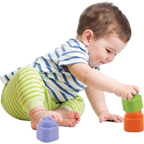 Clementoni Hero és Princess puha építőkockák fejlesztőjáték