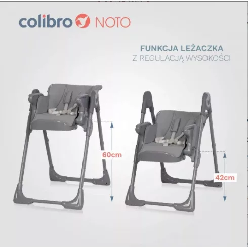 Colibro Noto Multifunkciós Etetőszék - Onyx