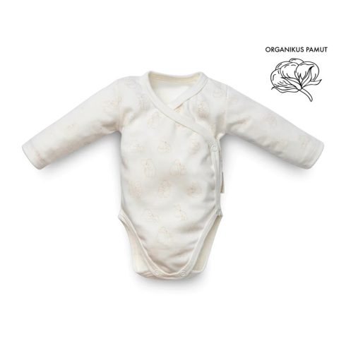 Kenguru Gold Réklis body hosszú ujjú Róka - Ecrü Állat mintás - 56/62
