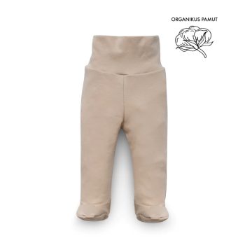   Kenguru Gold Organikus Pamut Talpas Pocaknadrág Mogyoró - 50-56