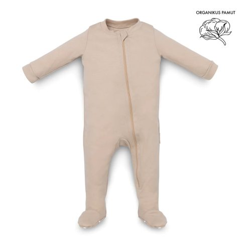 Kenguru Gold Organikus Pamut Pizsama - Mogyoró 62-68