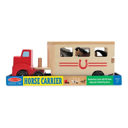 Melissa & Doug Fa járművek - Lószállító 