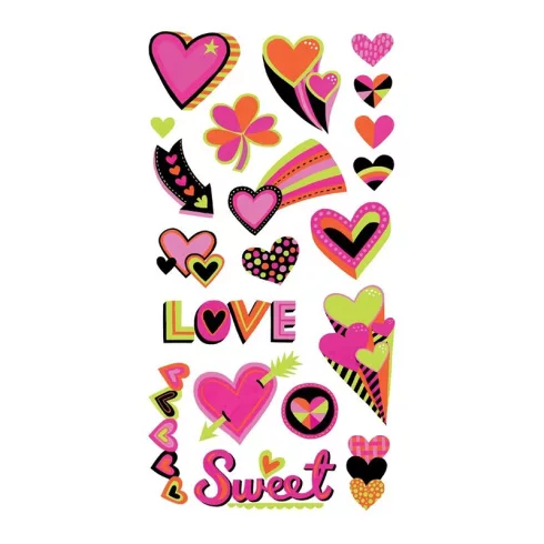 Stickers Matrica farmerre - Szivek KIÁRUSÍTÁS