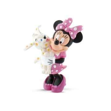   Bullyland Disney - Mickey egér játszótere: Minnie kiskutyával