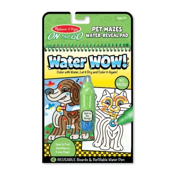   Melissa & Doug Kreatív játék, Rajzolás vízzel, útvesztő