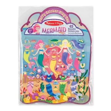 Melissa & Doug Pufi matrica készlet - Hableány